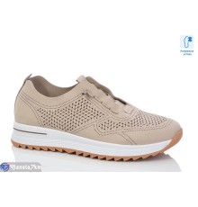 Кросівки жіночі на літо (6 пар р.36-41) коричневий  "ZORINA"