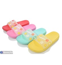 Шлепки жіночі на літо (12 пар р.36-41) мікс  "Melinda"