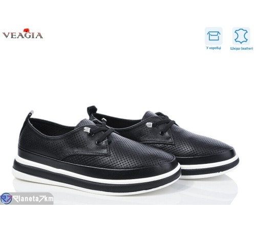Туфлі жіночі на літо (8 пар р.36-41) чорний  "Veagia-ADA"