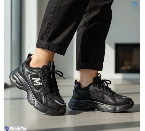 Кросівки жіночі на весну/осінь (8 пар р.36-41) чорний  "KULIBABA"