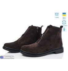 Черевики жіночі на весну/осінь (6 пар р.37-40) коричневий  "Linda" Черевики жіночі на весну/осінь (6 пар р.37-40) коричневий  "Linda"