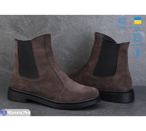 Черевики жіночі на весну/осінь (6 пар р.37-40) коричневий  "Linda"