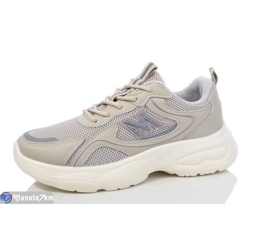 Кросівки жіночі на весну/осінь (8 пар р.36-41) бежевий  "KULIBABA"