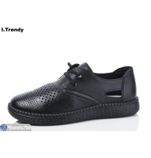 Туфлі жіночі на літо (8 пар р.36-41) чорний  "Trendy"