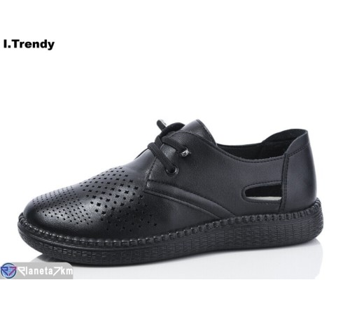 Туфлі жіночі на літо (8 пар р.36-41) чорний  "Trendy"