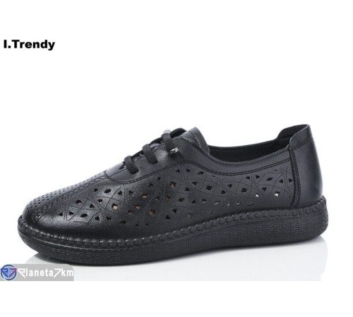 Туфлі жіночі на літо (8 пар р.36-41) чорний  "Trendy"