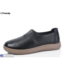 Туфлі жіночі на літо (8 пар р.36-41) чорний  "Trendy"