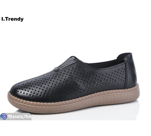 Туфлі жіночі на літо (8 пар р.36-41) чорний  "Trendy"