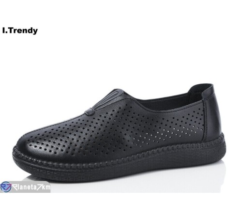 Туфлі жіночі на літо (8 пар р.36-41) чорний  "Trendy"