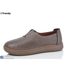 Туфлі жіночі на літо (8 пар р.36-41) коричневий  "Trendy"