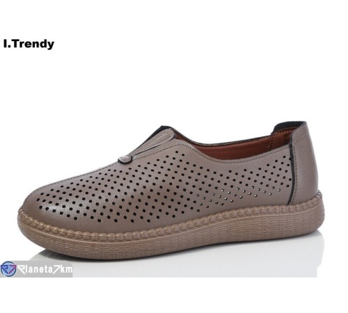 Туфлі жіночі на літо (8 пар р.36-41) коричневий  "Trendy"