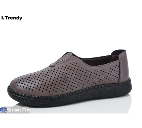 Туфлі жіночі на літо (8 пар р.36-41) коричневий  "Trendy"