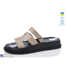 Шлепки жіночі на літо (6 пар р.36-40) коричневий  "LIKA"