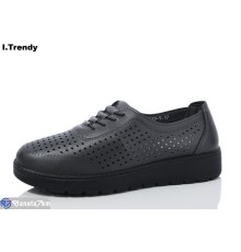 Туфлі жіночі на літо (8 пар р.37-42) сірий  "Trendy"