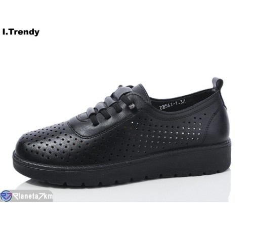 Туфлі жіночі на літо (8 пар р.37-42) чорний  "Trendy"