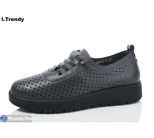 Туфлі жіночі на літо (8 пар р.37-42) сірий  "Trendy"