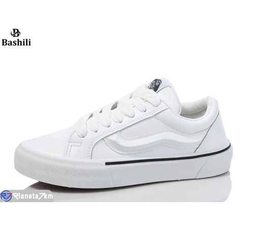 Кеди жіночі на весну/осінь (8 пар р.36-41) білий  "Башили"