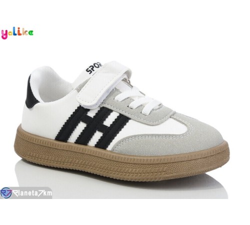 Дитячі кросівки на весну/осінь (6 пар р.21-26) білий  "Yalike"