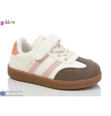 Дитячі кросівки на весну/осінь (10 пар р.22-26) бежевий  "Yalike"