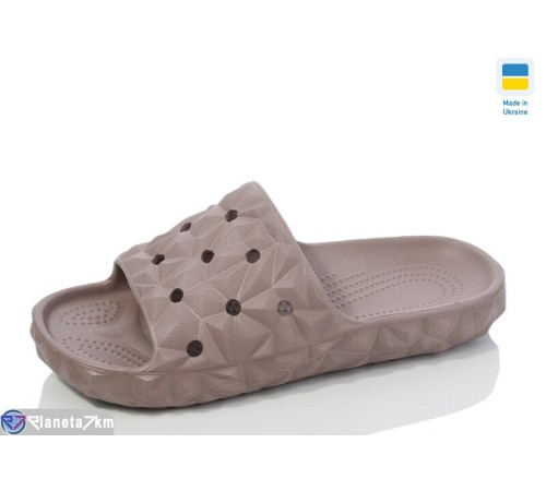 Шлепки жіночі на літо (6 пар р.36-41) коричневий "Korka" Шлепки жіночі на літо (6 пар р.36-41) коричневий "Korka"