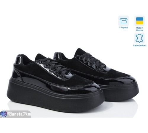 Кросівки жіночі на весну/осінь (6 пар р.36-40) чорний  "Linda"