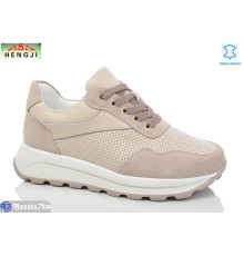 Кросівки жіночі на весну/осінь (8 пар р.36-41) бежевий  "HENGJI-ELENA"