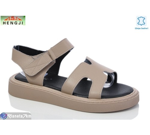 Босоніжки жіночі на літо (8 пар р.36-41) коричневий  "HENGJI-ELENA"