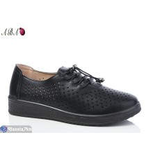 Туфлі жіночі на літо (8 пар р.36-41) чорний  "Aba"