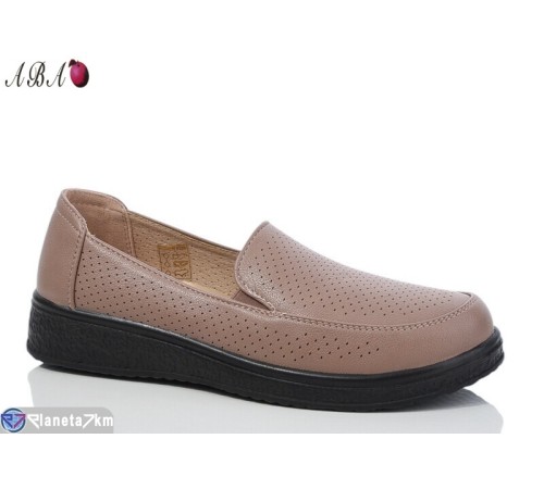 Туфлі жіночі на літо (8 пар р.36-41) коричневий  "Aba"