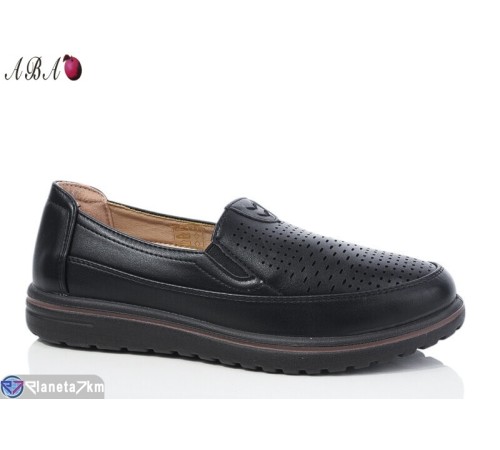 Туфлі жіночі на літо (8 пар р.36-41) чорний  "Aba"