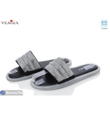 Шлепки жіночі на літо (8 пар р.36-40) чорний  "Veagia-ADA"