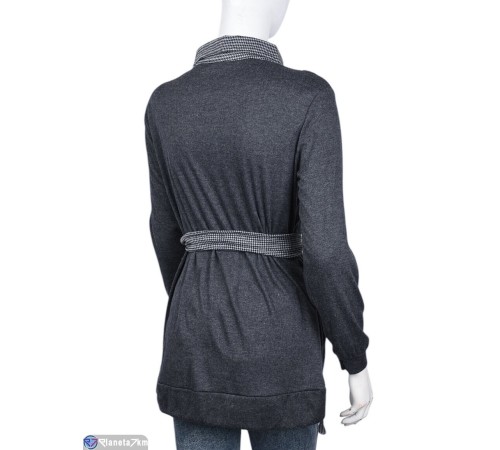 Кофта жіноча на весну/осінь (5 шт. р.сетка L-2XL) сірий  "Kalabok"