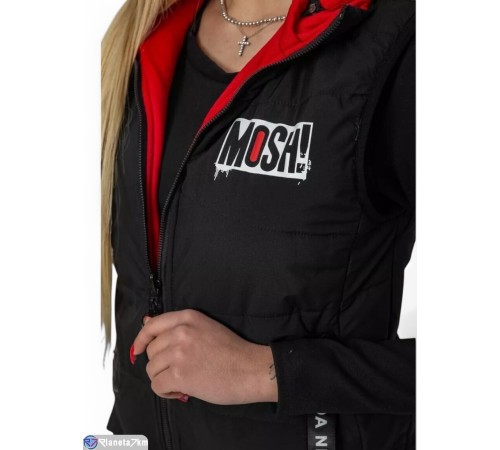 Жилетка жіноча на весну/осінь (5 шт. р.сетка S-2XL) чорний  "Masari"