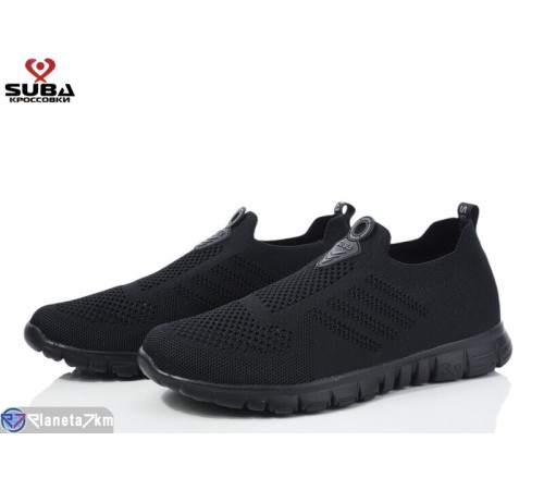 Кросівки чоловічі на літо (8 пар р.41-46) чорний  "SUBA"