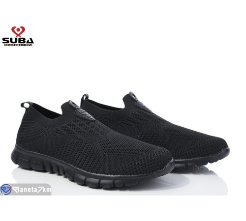 Кросівки чоловічі на літо (8 пар р.41-46) чорний  "SUBA"