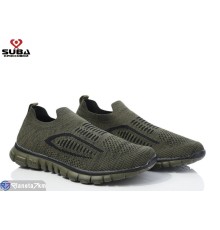 Кросівки чоловічі на літо (8 пар р.41-46) зелений  "SUBA"