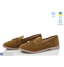 Туфлі жіночі на весну/осінь (6 пар р.36-40) хакі  "GARRA"