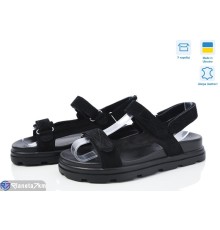 Босоніжки жіночі на літо (6 пар р.36-40) чорний  "GARRA"