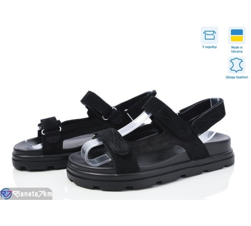 Босоніжки жіночі на літо (6 пар р.36-40) чорний  "GARRA"