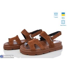 Босоніжки жіночі на літо (6 пар р.36-40) коричневий  "GARRA"