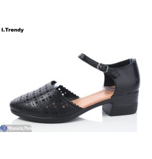 Туфлі жіночі на літо (8 пар р.36-41) чорний  "Trendy"