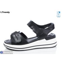 Босоніжки жіночі на літо (8 пар р.36-41) чорний  "Trendy"