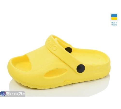 Шлепки дитячі на літо (6 пар р.24-29) жовтий "LINKA" Шлепки дитячі на літо (6 пар р.24-29) жовтий "LINKA"