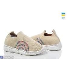 Дитячі кросівки на весну/осінь (8 пар р.22-29) бежевий  "TIMUS-OPT"