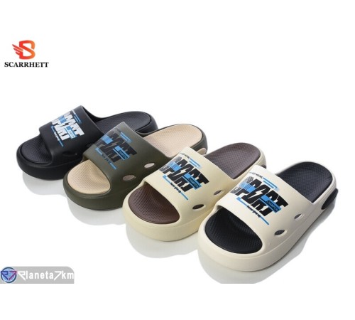Шлепки дитячі на літо (12 пар р.36-41) мікс  "SCARRHETT"
