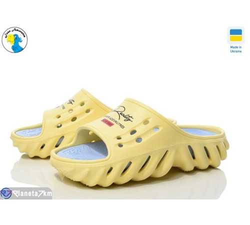 Шлепки жіночі на літо (8 пар р.36-41) жовтий  "Jose Amorales"