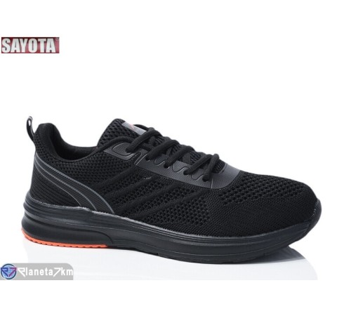 Кросівки чоловічі на весну/осінь (8 пар р.41-46) чорний  "Sayota"