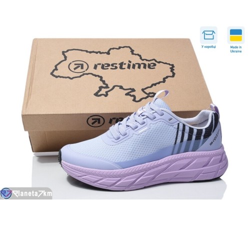 Кросівки жіночі на весну/осінь (8 пар р.36-41) фіолетовий  "Restime"