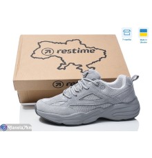 Кросівки жіночі на весну/осінь (8 пар р.36-41) сірий  "Restime"