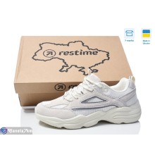 Кросівки жіночі на весну/осінь (8 пар р.36-41) бежевий  "Restime"